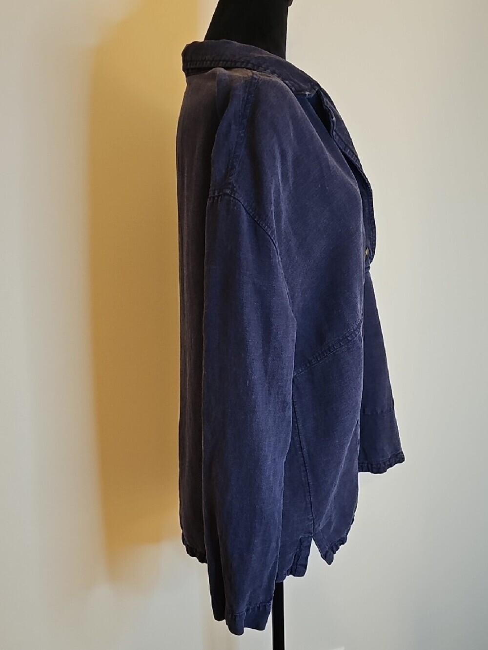 Nicole Miller Artelier Lagenlook Linen-Blend Pullover Top - Picture 3 of 10